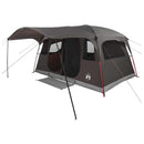 vidaXL Cort tunel cu acoperis culoare maro gri 427 x 305 x 205 cm