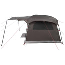 vidaXL Cort tunel cu acoperis culoare maro gri 427 x 305 x 205 cm