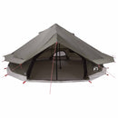 vidaXL Cort Tipi culoare maro gri 800 x 800 x 430 cm poliester si otel