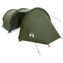 vidaXL Cort tunel verde masliniu 410 x 175 x 105 cm poliester si otel