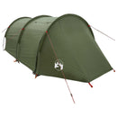 vidaXL Cort tunel verde masliniu 410 x 175 x 105 cm poliester si otel