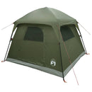 vidaXL Cort cabina verde masliniu 244 x 213 x 183 cm poliester si otel