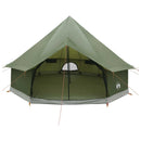 vidaXL Cort Tipi verde masliniu 300 x 300 x 200 cm poliester si otel