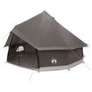 vidaXL Cort Tipi culoare maro gri 300 x 300 x 200 cm poliester si otel