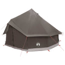 vidaXL Cort Tipi culoare maro gri 300 x 300 x 200 cm poliester si otel