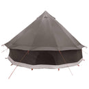 vidaXL Cort Tipi culoare maro gri 300 x 300 x 200 cm poliester si otel