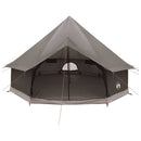 vidaXL Cort Tipi culoare maro gri 300 x 300 x 200 cm poliester si otel