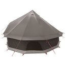 vidaXL Cort Tipi culoare maro gri 300 x 300 x 200 cm poliester si otel