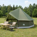vidaXL Cort Tipi verde masliniu 400 x 400 x 250 cm poliester si otel