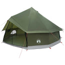 vidaXL Cort Tipi verde masliniu 400 x 400 x 250 cm poliester si otel