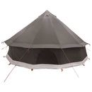 vidaXL Cort Tipi culoare maro gri 400 x 400 x 250 cm poliester si otel