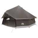 vidaXL Cort Tipi culoare maro Gri 600 x 600 x 350 cm poliester si otel