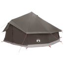 vidaXL Cort Tipi culoare maro Gri 600 x 600 x 350 cm poliester si otel