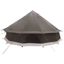 vidaXL Cort Tipi culoare maro Gri 600 x 600 x 350 cm poliester si otel