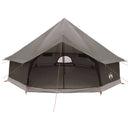 vidaXL Cort Tipi culoare maro Gri 600 x 600 x 350 cm poliester si otel