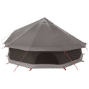 vidaXL Cort Tipi culoare maro Gri 600 x 600 x 350 cm poliester si otel
