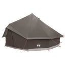 vidaXL Cort Tipi culoare maro gri 500 x 500 x 300 cm poliester si otel