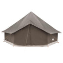 vidaXL Cort Tipi culoare maro gri 500 x 500 x 300 cm poliester si otel