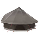 vidaXL Cort Tipi culoare maro gri 500 x 500 x 300 cm poliester si otel