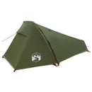 vidaXL Cort tunel verde masliniu 215 x 100 x 90 cm poliester si otel