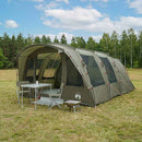 vidaXL Cort tunel verde masliniu 427 x 315 x 178 cm poliester si otel (8 persoane)
