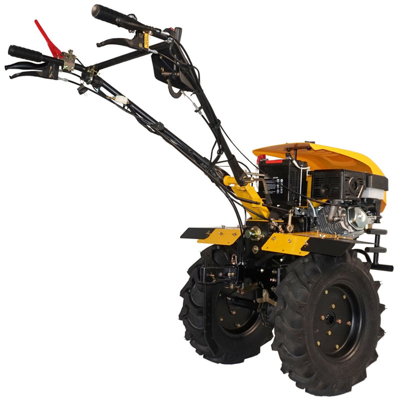Motocultor ProGARDEN Campo 1854 motor 18 CP benzina Euro 5 viteze 3+1 diferential roti 6.00-12 pornire electrica roti metal rarita reglabila plug arat plug cartofi 5l ulei AgroPro