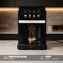 Espressor cafea Samus Magnifique 19 Putere 1200-1450 W 19 bari Rezervor apa 1.7 L Recipient cafea boabe 250 g 20 tipuri bauturi Sistem extractie lapte cu furtun 25 cm Inaltime reglabila duze cafea