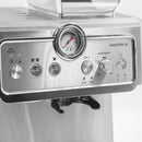 Espressor cafea Samus Maestro 20 cu rasnita incorporata cafea macinata + cafea boabe 20 bar 1350 W capacitate 2.3 litri capacitate rasnita 200 g filtru dublu din inox afisaj analogic al presiunii argintiu