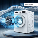 Masina de spalat rufe Albatros AWMI14105 10 kg 1400 rpm clasa A adancime 62.5 cm, motor inverter control antispuma functie adaugare rufe curatare tambur curatare cu abur programare intarziata blocare acces copii alb