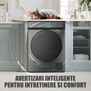 Uscator de rufe Samus SWDP-919DS 8 kg pompa de caldura 18 programe Clasa energetica E anti-sifonare blocare acces copii