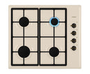Plita pe gaz incorporabila Samus PS650VS 4 arzatoare putere 7.25 kW aprindere electrica dispozitiv siguranta arzatoare design rustic