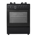Aragaz electric / gaz Samus SM665AENS ANTRAHCIT 4 arzatoare pe gaz cuptor electric 10 functii convectie 3D latime 60 cm aprindere electrica plita timer digital lumina interioara suprafata plita din sticla securizata