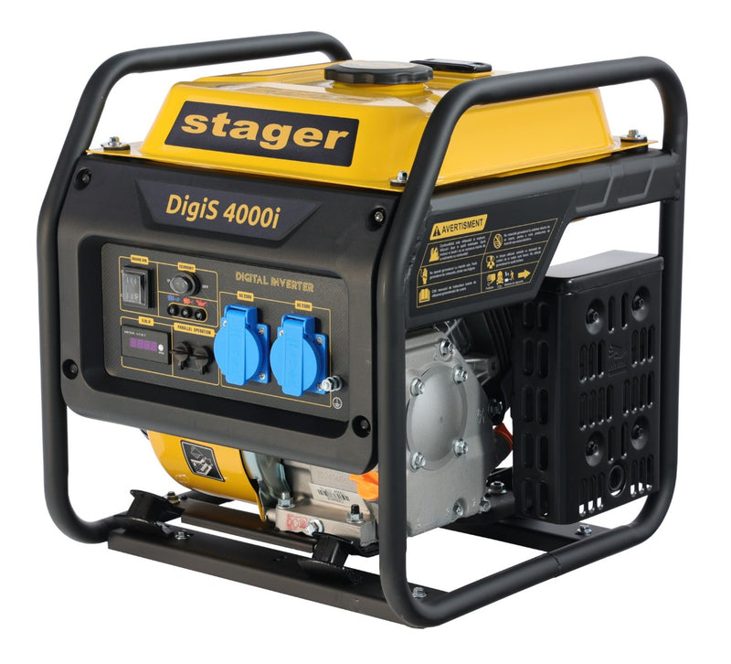 Generator digital Stager DigiS 4000i putere 4kW invertor open-frame monofazat benzina G2 1l ulei