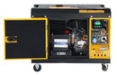 Generator insonorizat Stager YDE8600TA-TA3 7.5kVA 3000rpm dual diesel pornire electrica furnizeaza aceeasi putere monofazic cat si trifazic