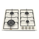 Plita pe gaz incorporabila Samus PSG-64VS3 4 arzatoare arzator Wok putere 8 kW aprindere electrica dispozitiv siguranta arzatoare latime 58 cm design retro