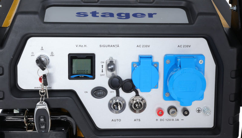 Stager FD 6500ER Automatic Generator open-frame 5.5kW G2, monofazat, benzina, pornire electrica