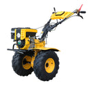 Motocultor ProGARDEN Campo 873 Alpine motor 7CP benzina 2+1 viteze latime lucru 105 cm 2+1+1 freze roti ATV 2 prize putere roti metal plug arat rarita reglabila 3l ulei