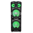 Boxa portabila Samus Phoenix 15 120 W Bluetooth USB slot card TF Aux in radio FM intrare microfon functie True Wireless Stereo functie inregistrare negru microfon inclus telecomanda