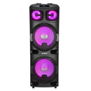 Boxa portabila Samus Phoenix 15 120 W Bluetooth USB slot card TF Aux in radio FM intrare microfon functie True Wireless Stereo functie inregistrare negru microfon inclus telecomanda
