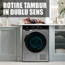 Uscator de rufe Samus SADP-836DS pompa de caldura 8 kg clasa D latime 60 cm functie Antisifonare igienizare UV blocare acces copii optiune pornire intarziata