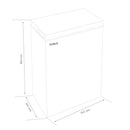 Lada frigorifica Samus LS116E 98 litri clasa E latime 54.5 cm termostat reglabil interior aluminiu panou de control electronic cu leduri