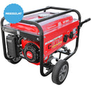 RESIGILAT: Generator curent AGM AGP 2800 S benzina 230V putere max 2.8 kW rezervor 15 l roti transport