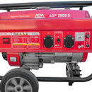 RESIGILAT: Generator curent AGM AGP 2800 S benzina 230V putere max 2.8 kW rezervor 15 l roti transport
