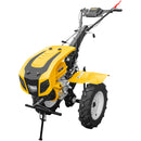 Motocultor AgroPro HS 1100D NEW-1 motor 18 CP benzina EURO V 2+1 viteze latime lucru 135 cm freze 2+1+1 roti 5.00-12 capota cu far roti metal cultivator plug reversibil 5l ulei