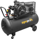 Compresor AgroPro AirPRO 40150B putere 3 kW debit 360 l/min presiune 8 bari rezervor 150l kit 5 accesorii inclus