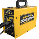 Aparat sudura profesional AgroPro Combo 200 tip invertor functie FLUX-MIG-MMA-TIG amperaj 160A 220V electrod 1.6-3.2mm rola sarma flux 0.8mm 1Kg inclusa accesorii incluse