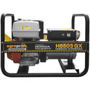 Generator curent industrial AgroPro H8503GX motor Honda GX 390 13 CP putere maxima 8 kVA benzina trifazat