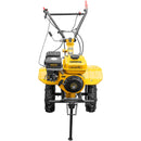 Motocultor AgroPro HS 1000 motor 7 CP 2+1 viteze latime lucru 65-95 cm freze roti cauciuc 4.00x8 priza putere tahometru roti metal cultivator plug reversibil 3l ulei