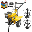 Motocultor AgroPro HS 1000 motor 7 CP 2+1 viteze latime lucru 65-95 cm freze roti cauciuc 4.00x8 priza putere tahometru 3l ulei