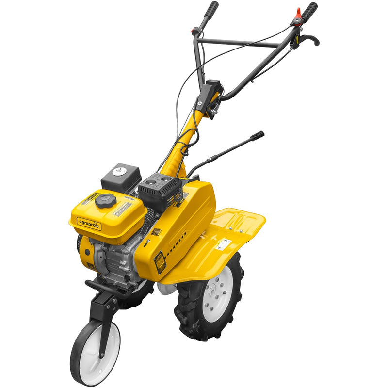 Motosapa AgroPro HS 500 motor 7 CP 2+1 viteze latime lucru 90-120 cm freze roti cauciuc 4.00x8 roata frontala tahometru